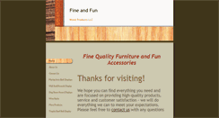 Desktop Screenshot of fineandfunwoodproducts.com